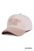 Jesus Saves I Spend Two Tone Corduroy Cap