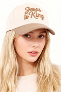 Jesus Two Tone Cotton Cap: ASH MOCHA